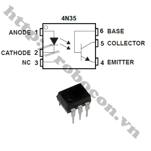 IC152 IC Opto MOC3021 DIP-6 Chân Cắm